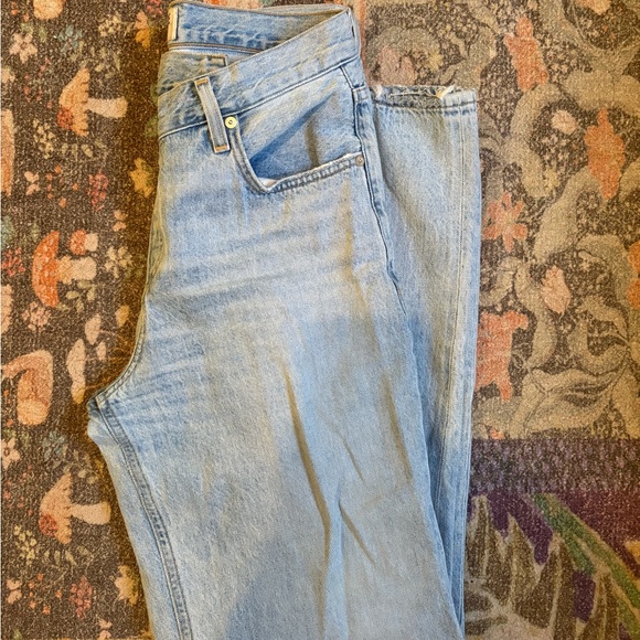 Agolde Criss-Cross Boyfriend Jeans - Picture 2 of 3